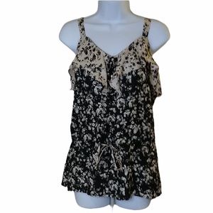 LC by lauren conrad ruffled tank